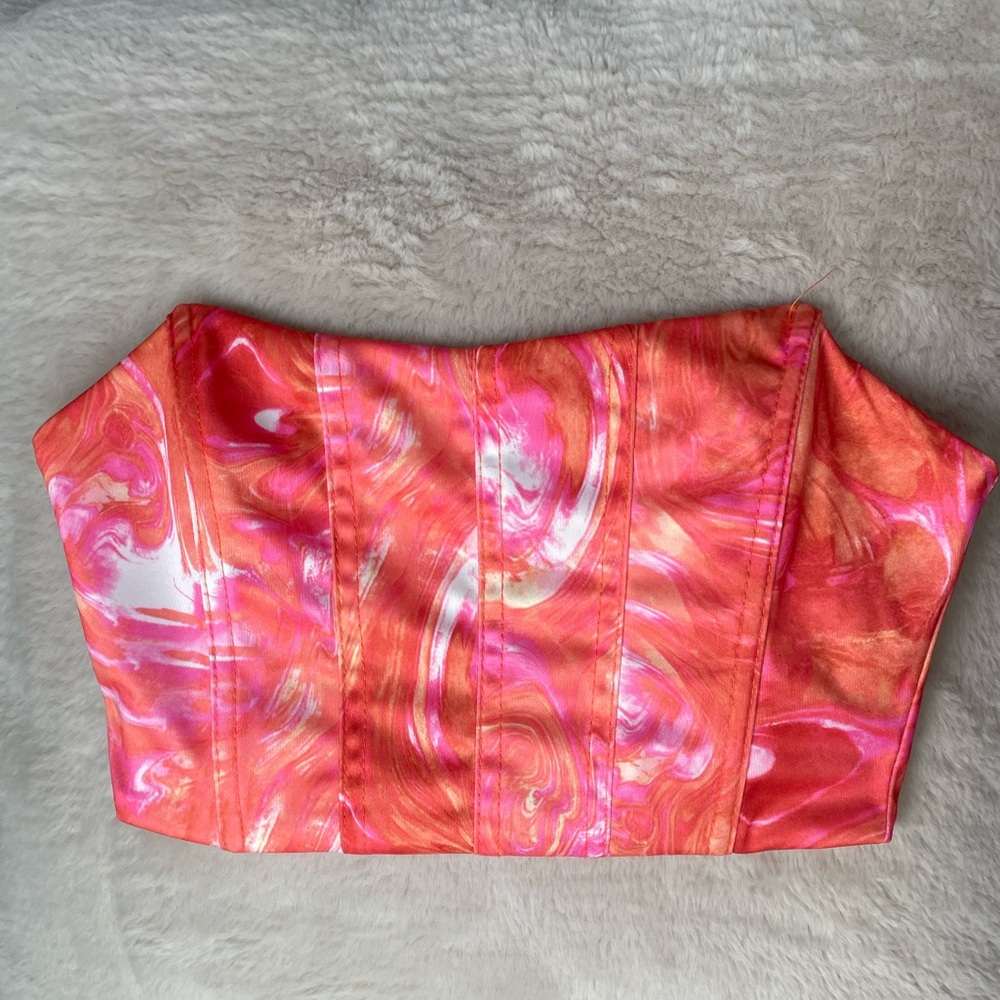 tie dye tube top